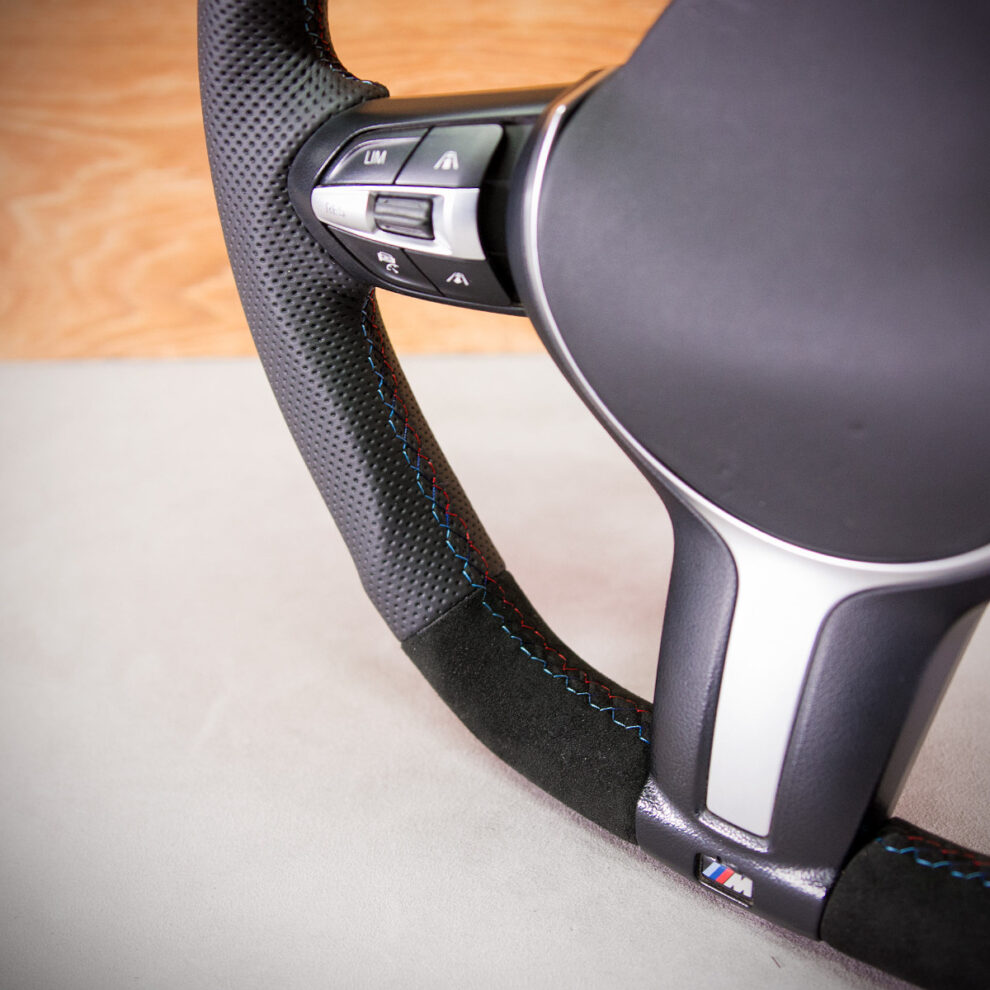 Modyfikacja i obszycie kierownicy BMW F32