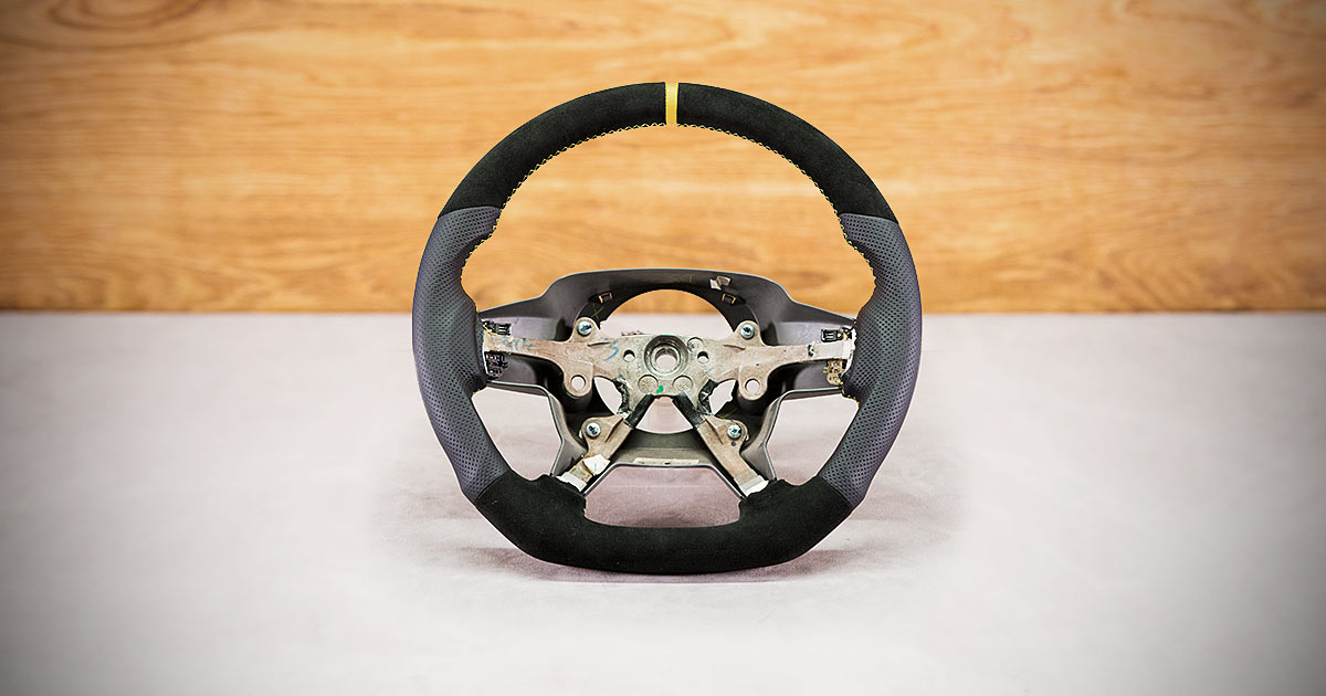 Modyfikacja i obszycie kierownicy Jeep Grand Cherokee