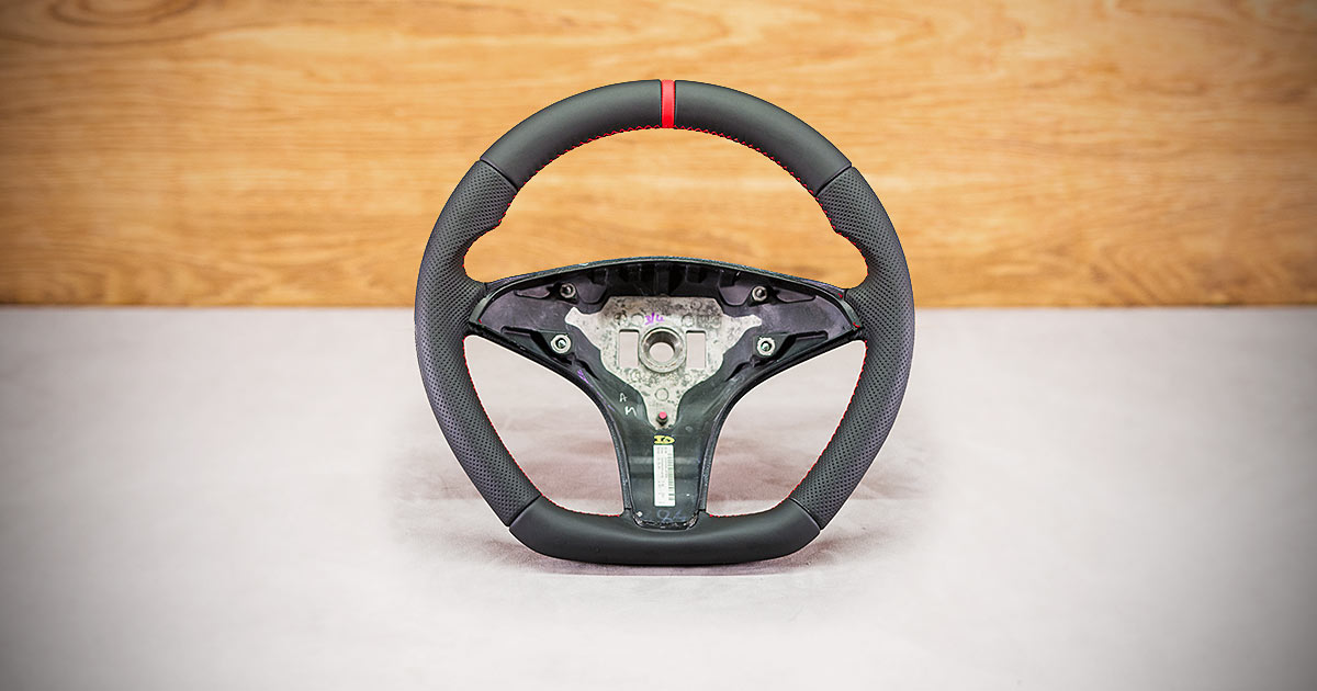 Modyfikacja i obszycie kierownicy Mercedes-Benz W204