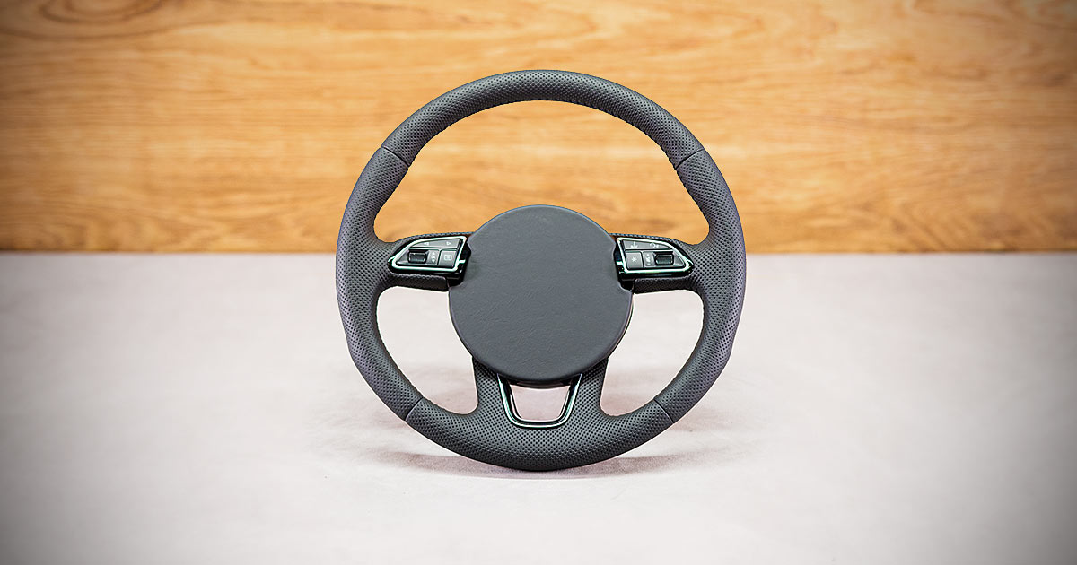 Obszycie kierownicy Audi Q3 Obszycie kierownicy Audi Q3