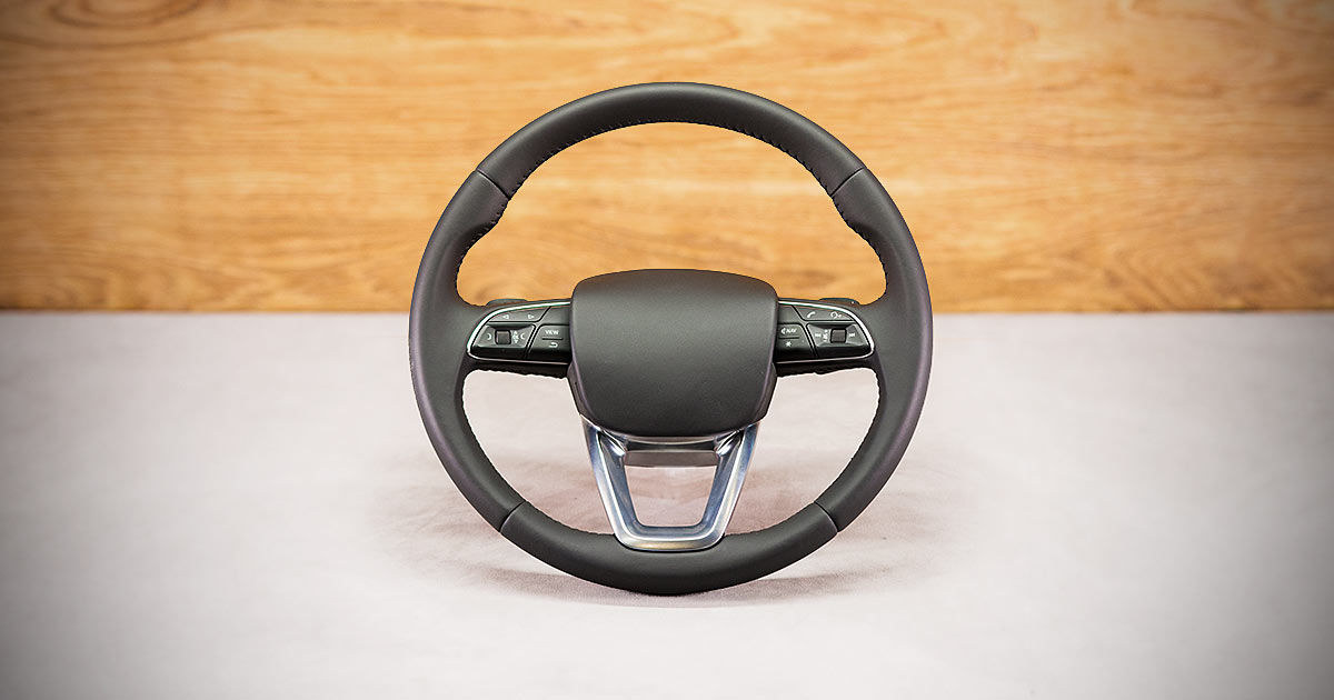 Obszycie kierownicy Audi Q7