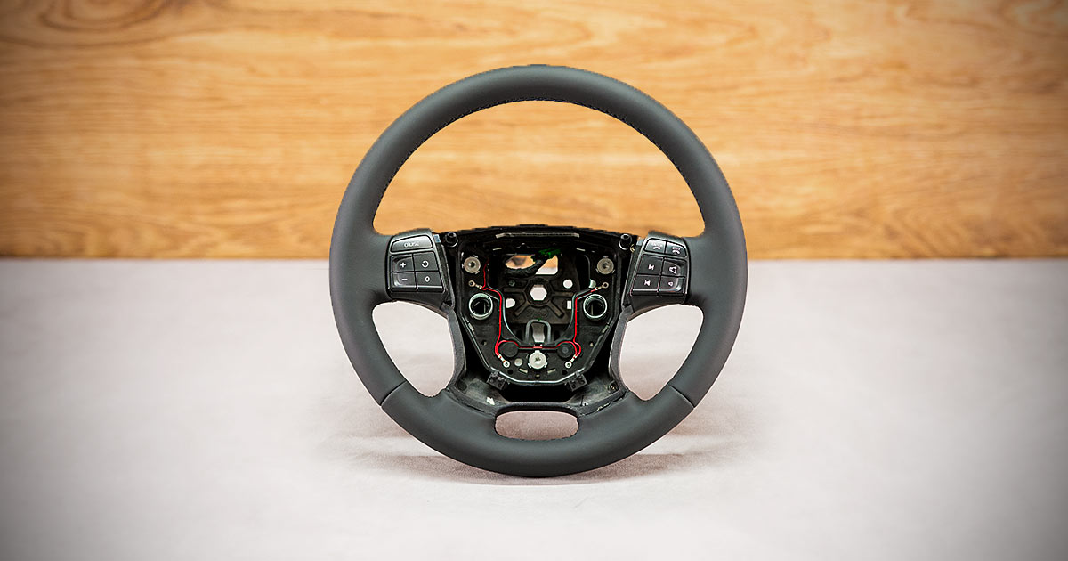 Obszycie kierownicy Volvo S80