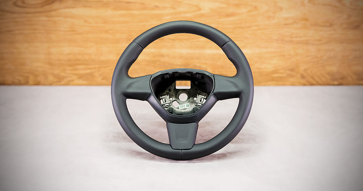 Obszycie kierownicy Skoda Fabia