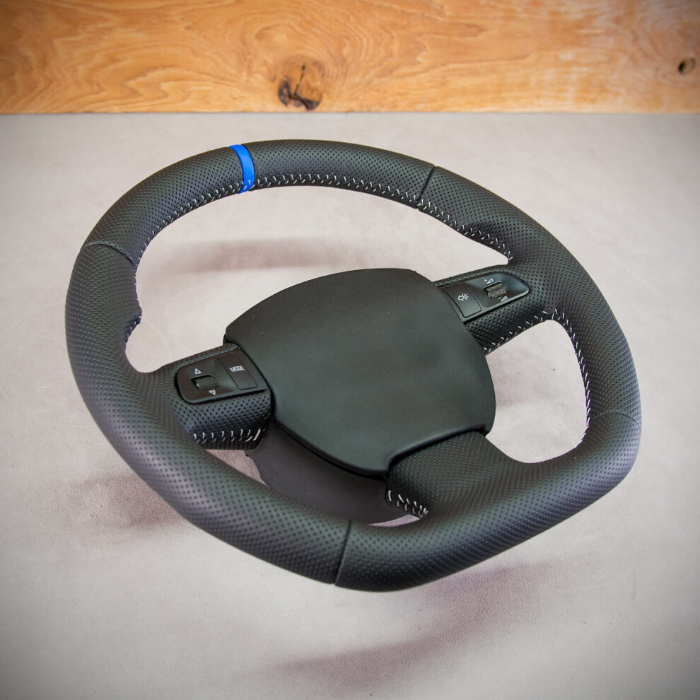 Modyfikacja i obszycie kierownicy Audi A4 B7