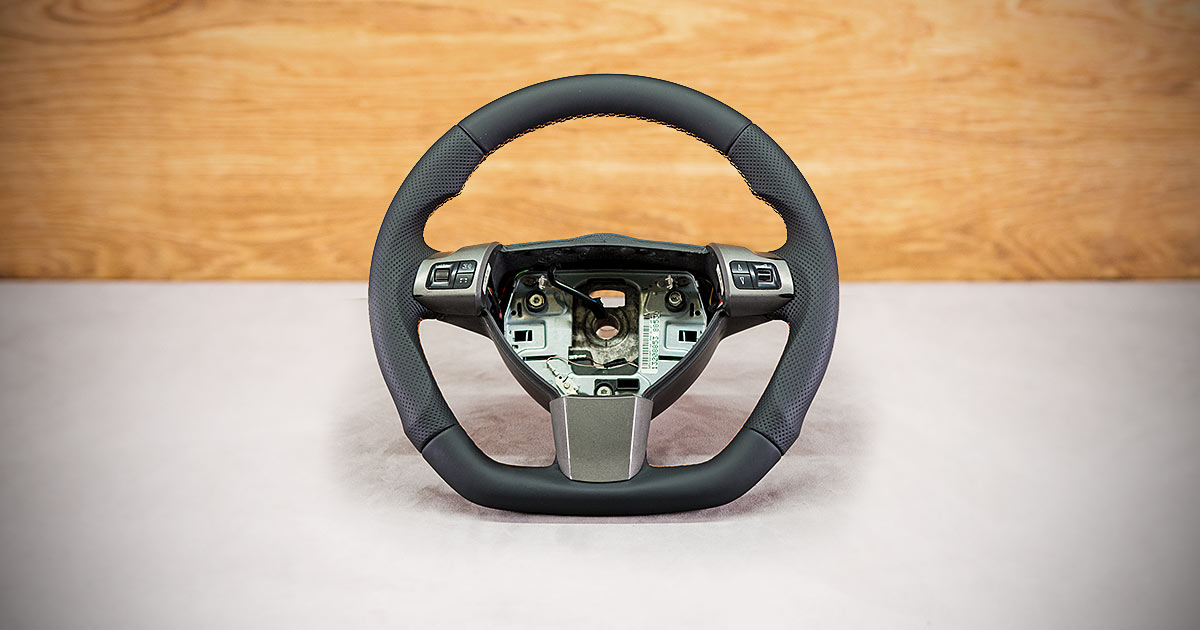 Modyfikacja i obszycie kierownicy Opel Vectra C Modyfikacja i obszycie kierownicy Opel Vectra C