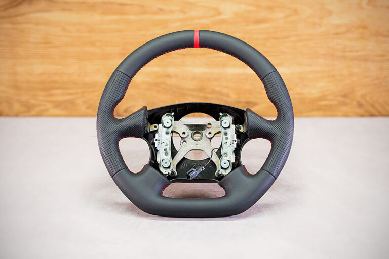 Modyfikacja i obszycie kierownicy Subaru Impreza
