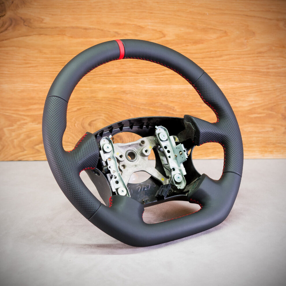 Modyfikacja i obszycie kierownicy Subaru Impreza