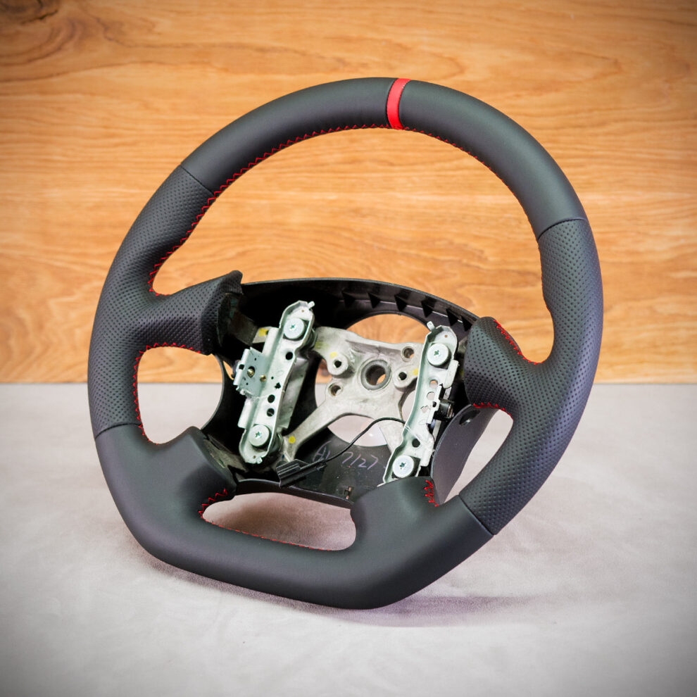 Modyfikacja i obszycie kierownicy Subaru Impreza