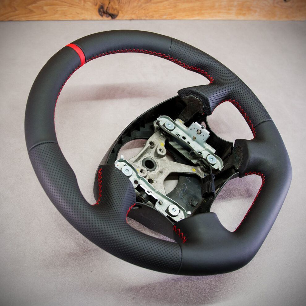 Modyfikacja i obszycie kierownicy Subaru Impreza