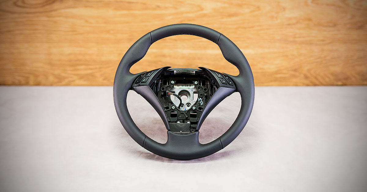 Obszycie kierownicy BMW E60 Obszycie kierownicy BMW E60