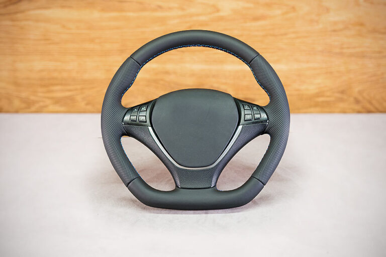 Modyfikacja i obszycie kierownicy BMW X5 E70