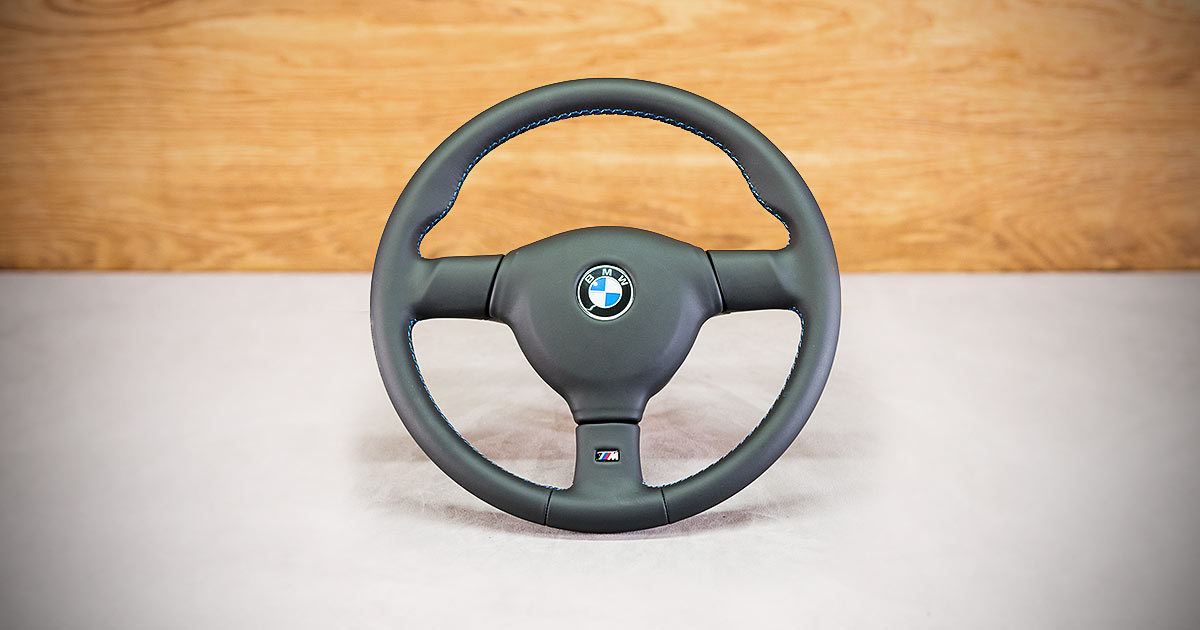 Obszycie kierownicy BMW E30