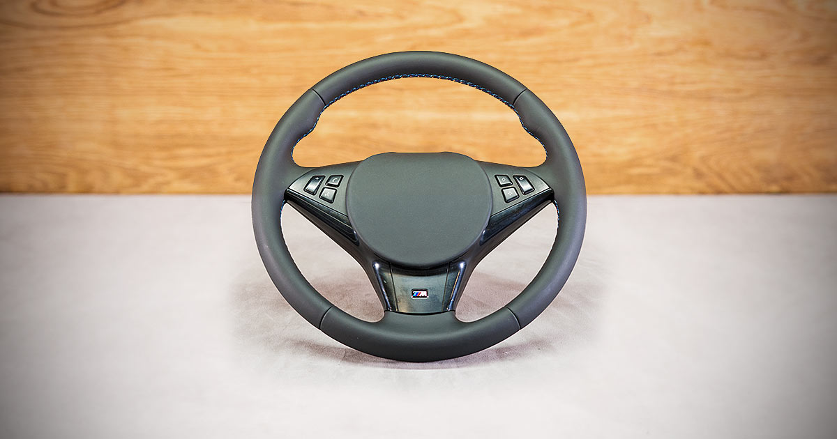 Obszycie kierownicy BMW E61