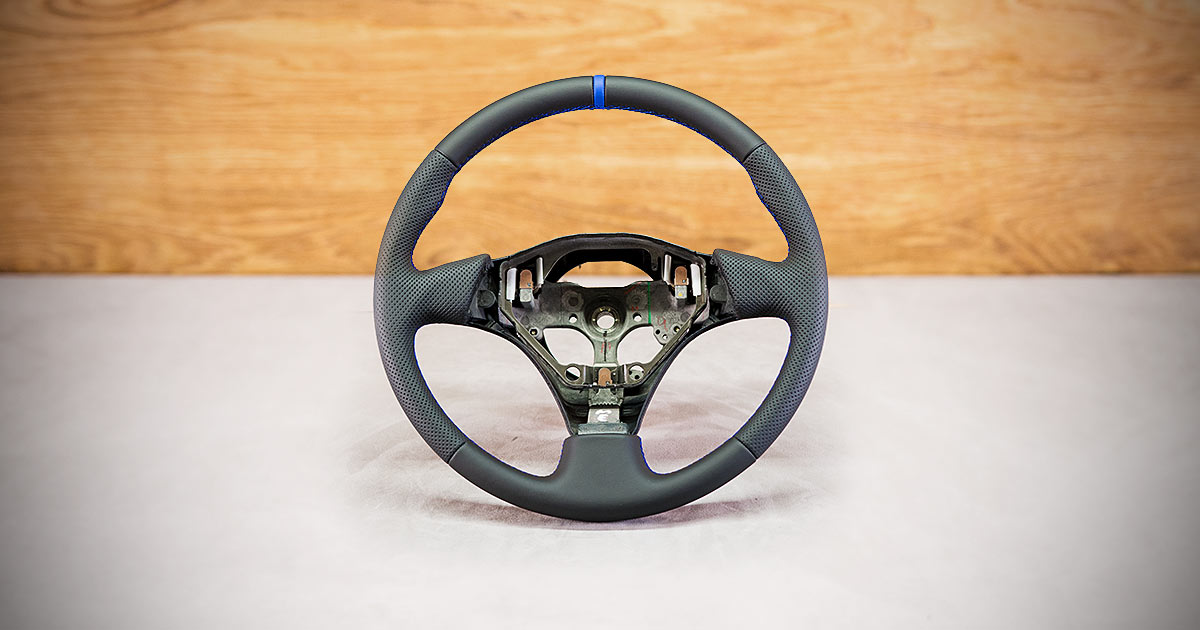 Obszycie kierownicy Toyota Yaris TS