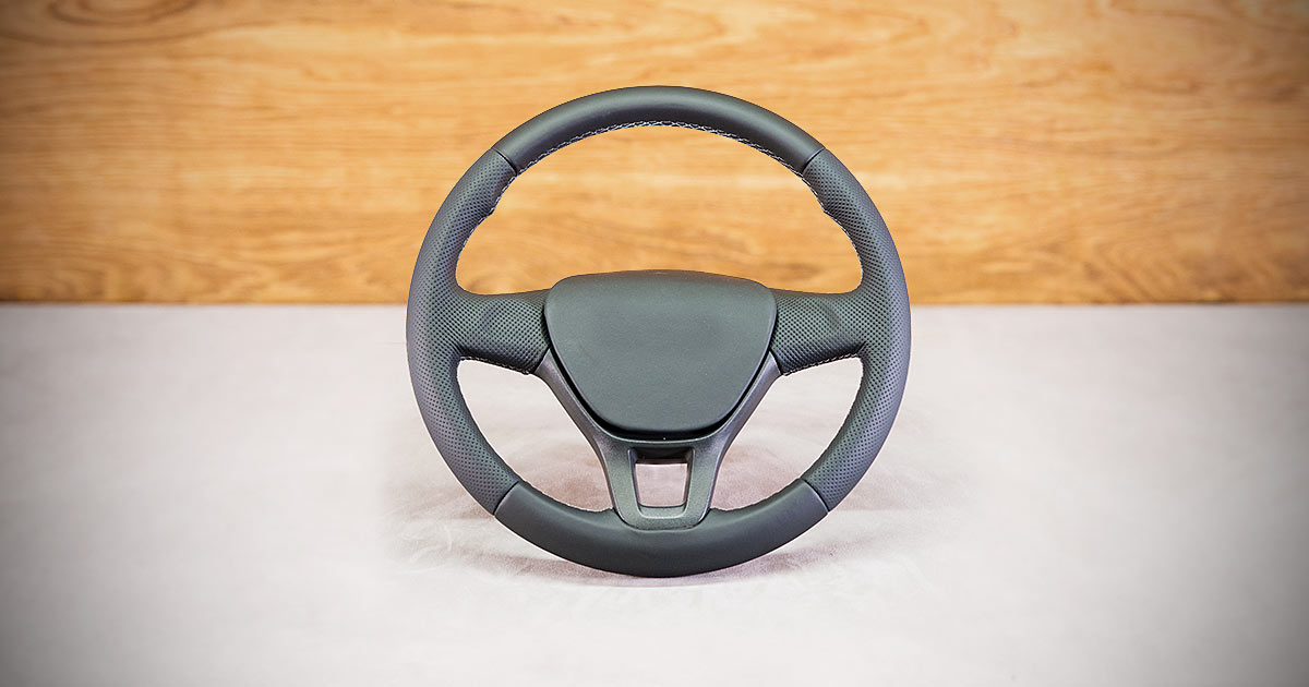 Obszycie kierownicy Volkswagen Transporter T6 Obszycie kierownicy Volkswagen Transporter T6