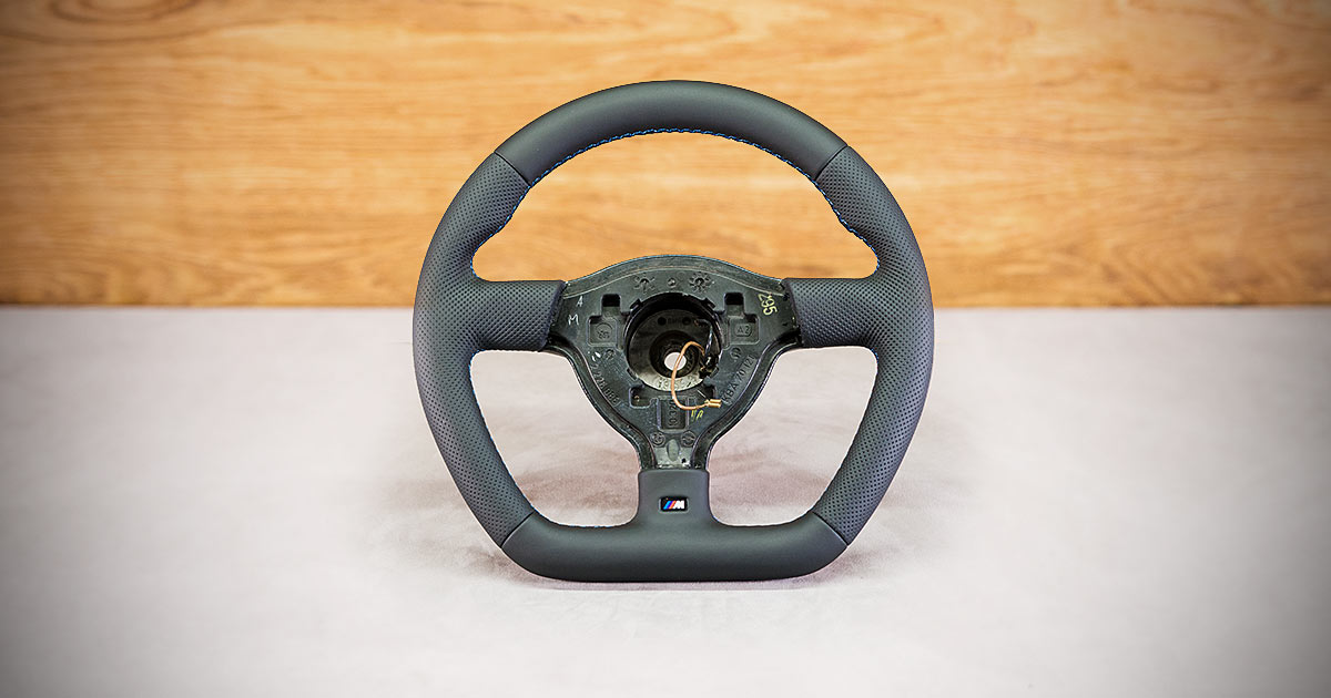 Modyfikacja i obszycie kierownicy BMW E30