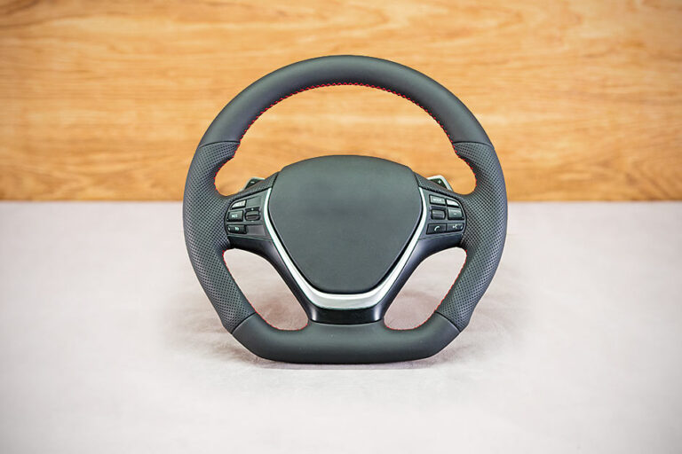 Modyfikacja i obszycie kierownicy BMW F30