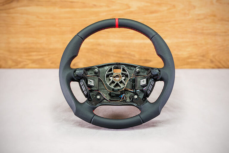 Modyfikacja i obszycie kierownicy Opel Vectra B