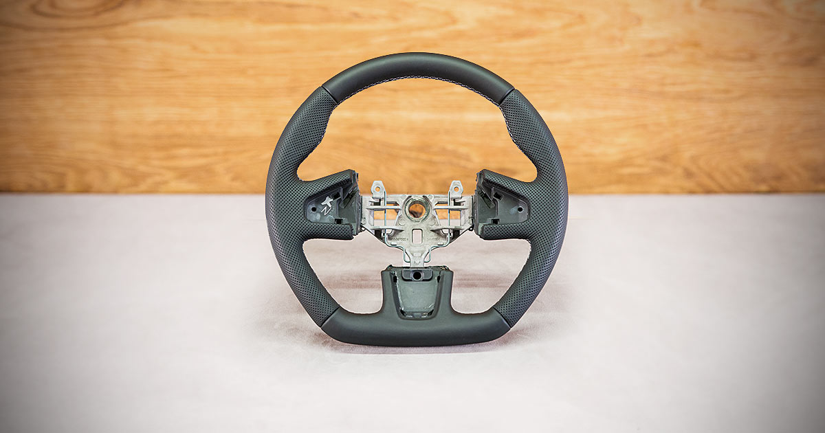 Modyfikacja i obszycie kierownicy Renault Master IV
