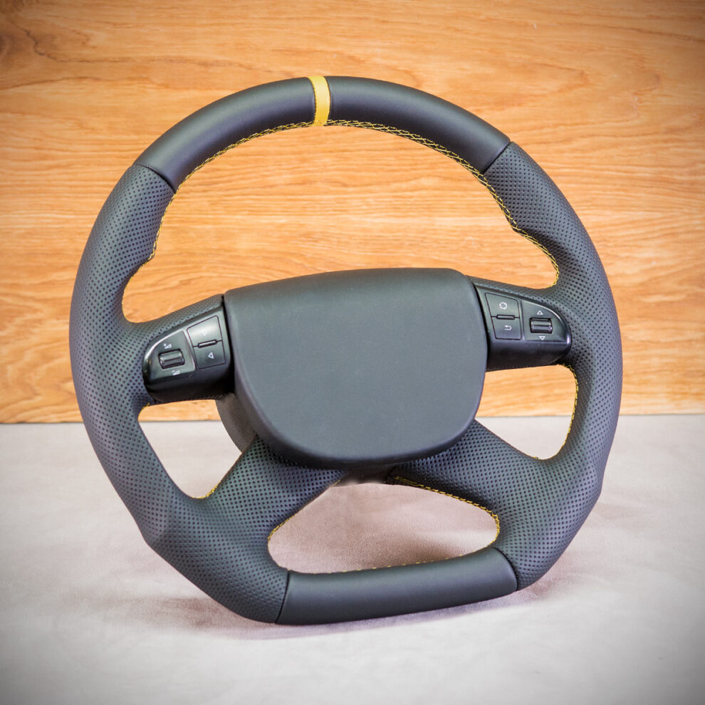 Modyfikacja i obszycie kierownicy Skoda Octavia II