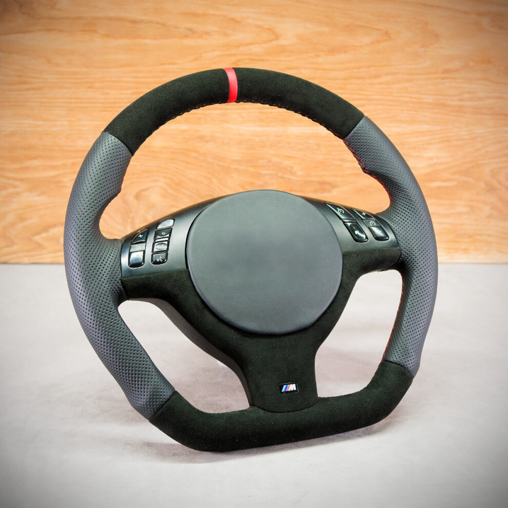 Modyfikacja i obszycie kierownicy BMW E46