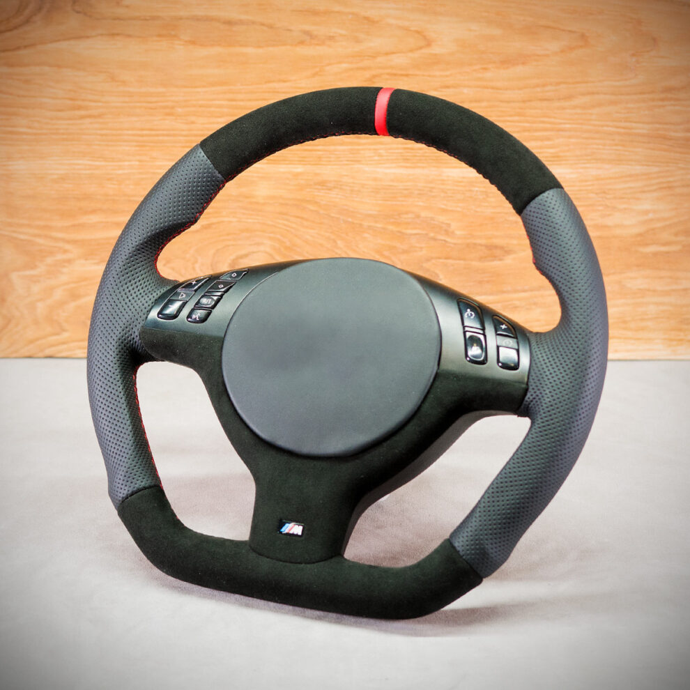 Modyfikacja i obszycie kierownicy BMW E46