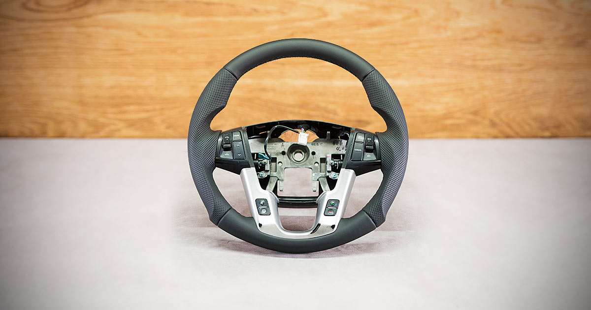 Modyfikacja i obszycie kierownicy KIA Sorento II