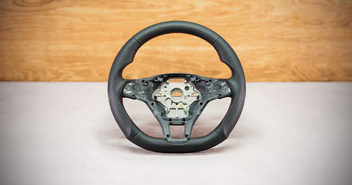 Modyfikacja i obszycie kierownicy Volkswagen Caravelle