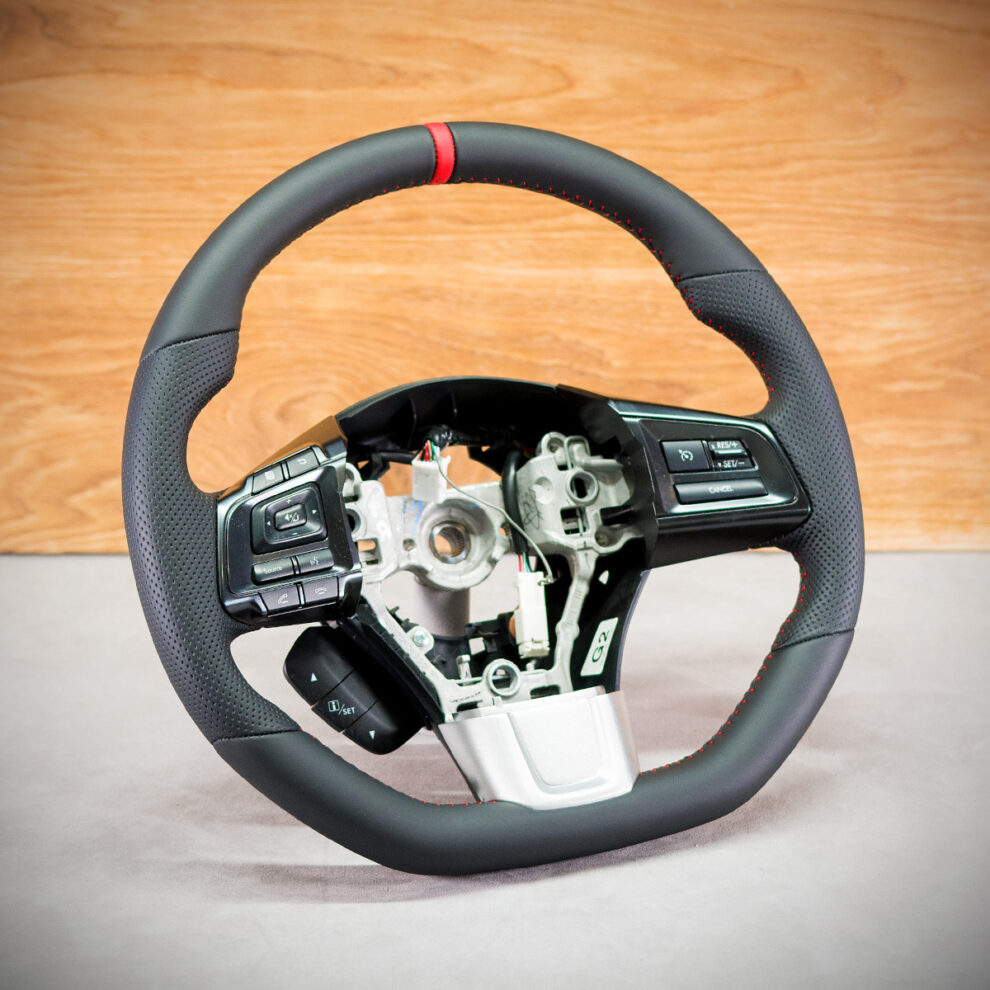 Obszycie kierownicy Subaru WRX