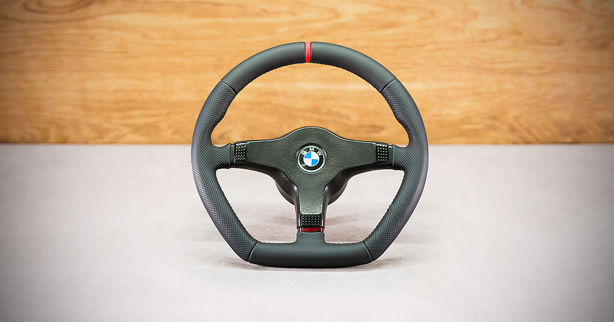 Modyfikacja i obszycie kierownicy BMW E30