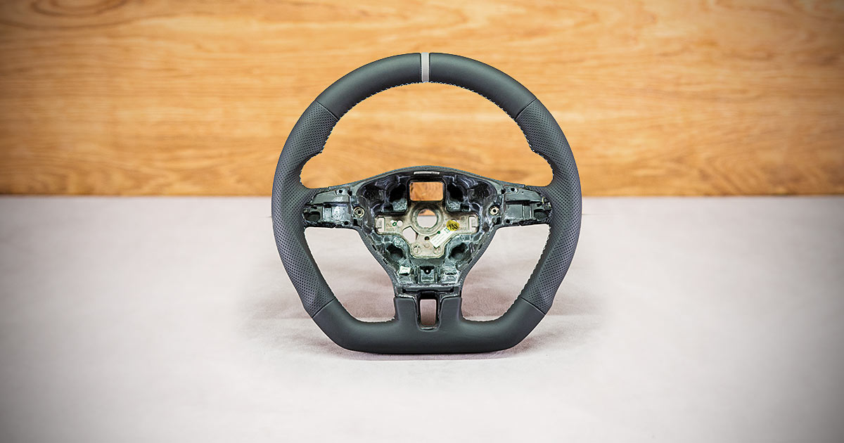 Modyfikacja i obszycie kierownicy Volkswagen Jetta