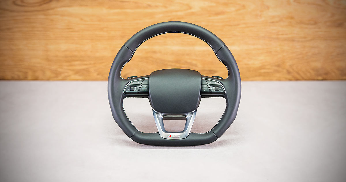 Obszycie kierownicy Audi SQ7 Obszycie kierownicy Audi SQ7