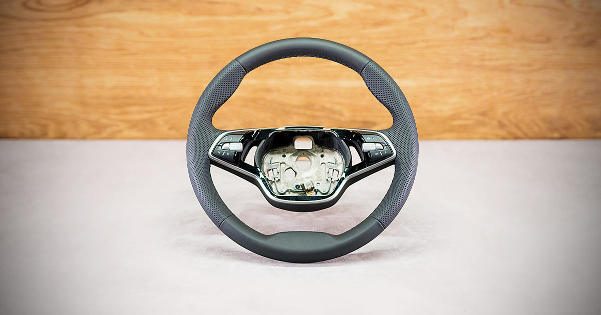 Obszycie kierownicy Skoda Fabia IV