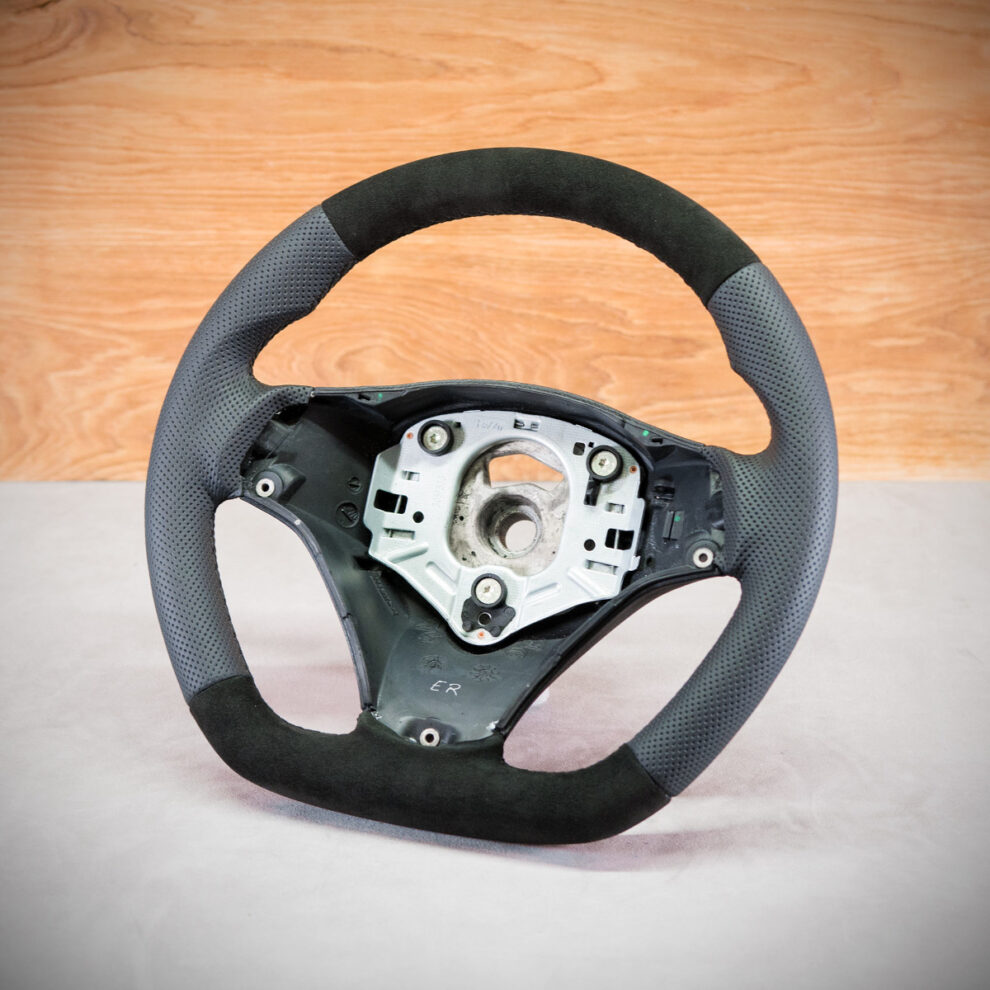 Modyfikacja i obszycie kierownicy BMW E91