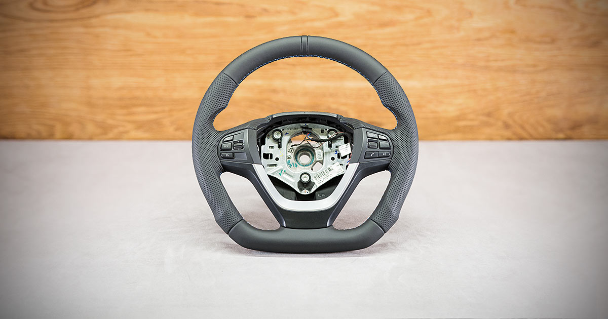 Modyfikacja i obszycie kierownicy BMW X3 F25