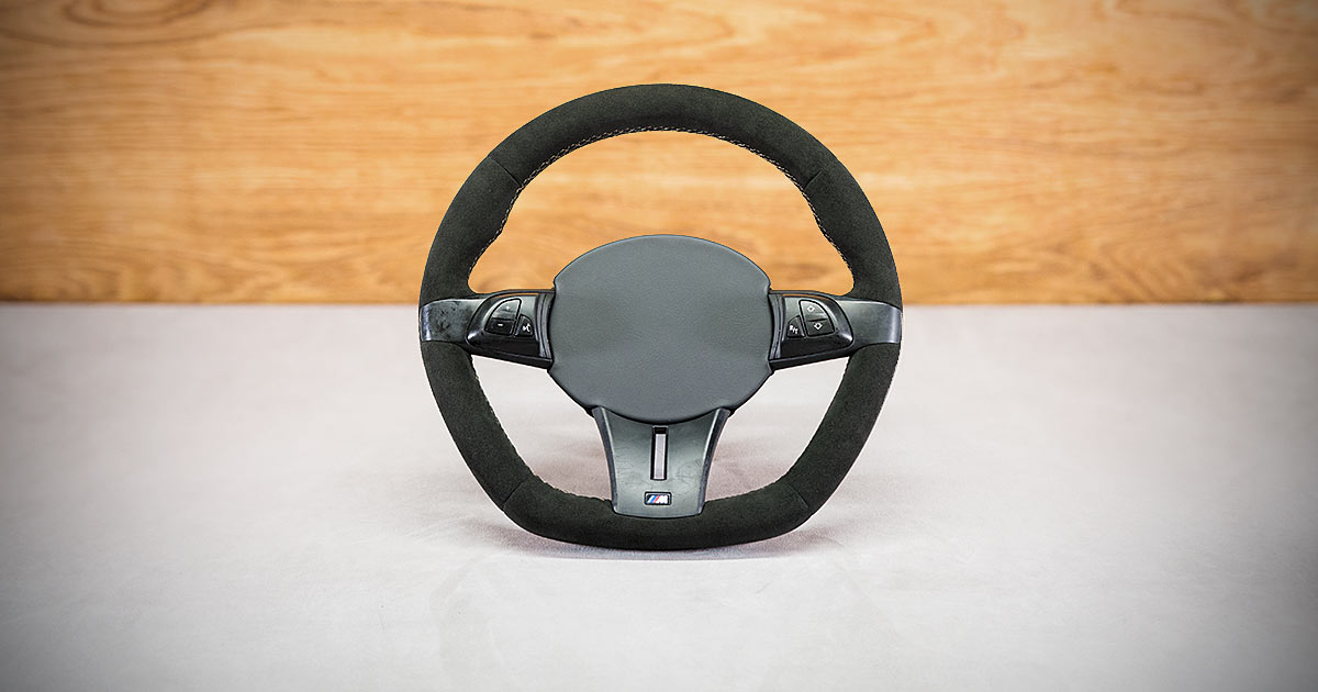 Modyfikacja i obszycie kierownicy BMW Z4