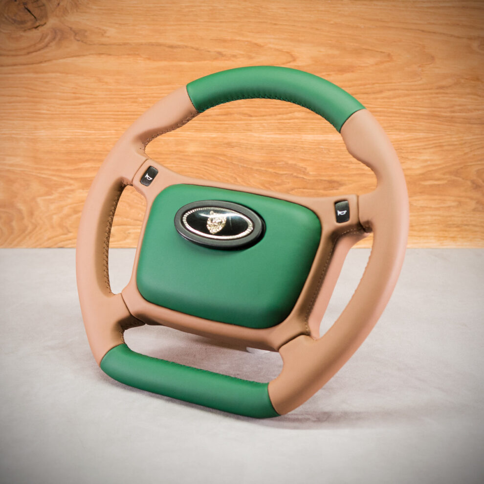 Modyfikacja i obszycie kierownicy Jaguar XJS