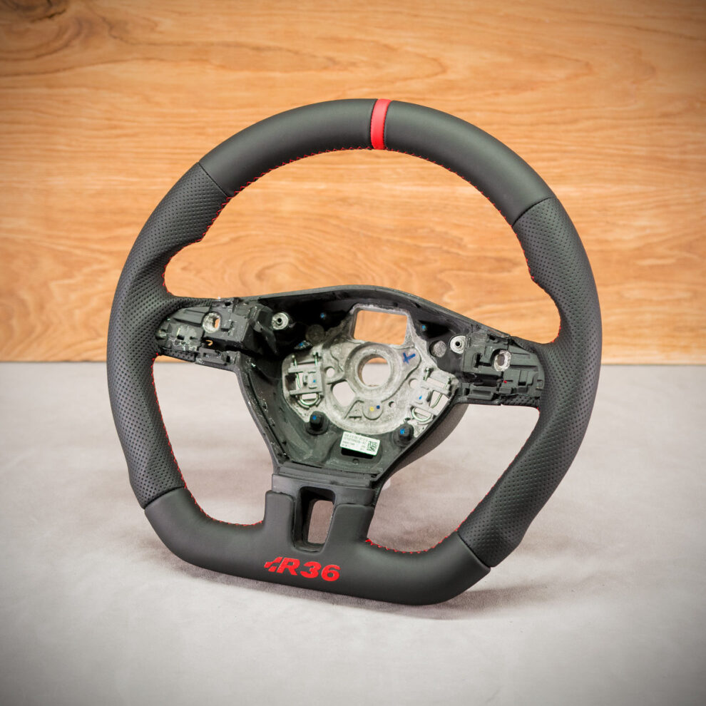 Modyfikacja i obszycie kierownicy Volkswagen Passat B7