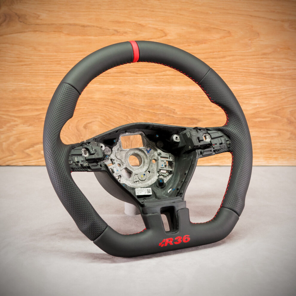 Modyfikacja i obszycie kierownicy Volkswagen Passat B7