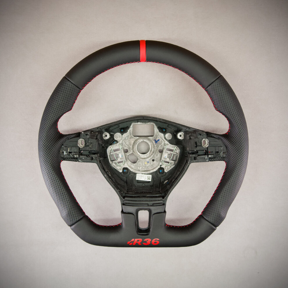 Modyfikacja i obszycie kierownicy Volkswagen Passat B7