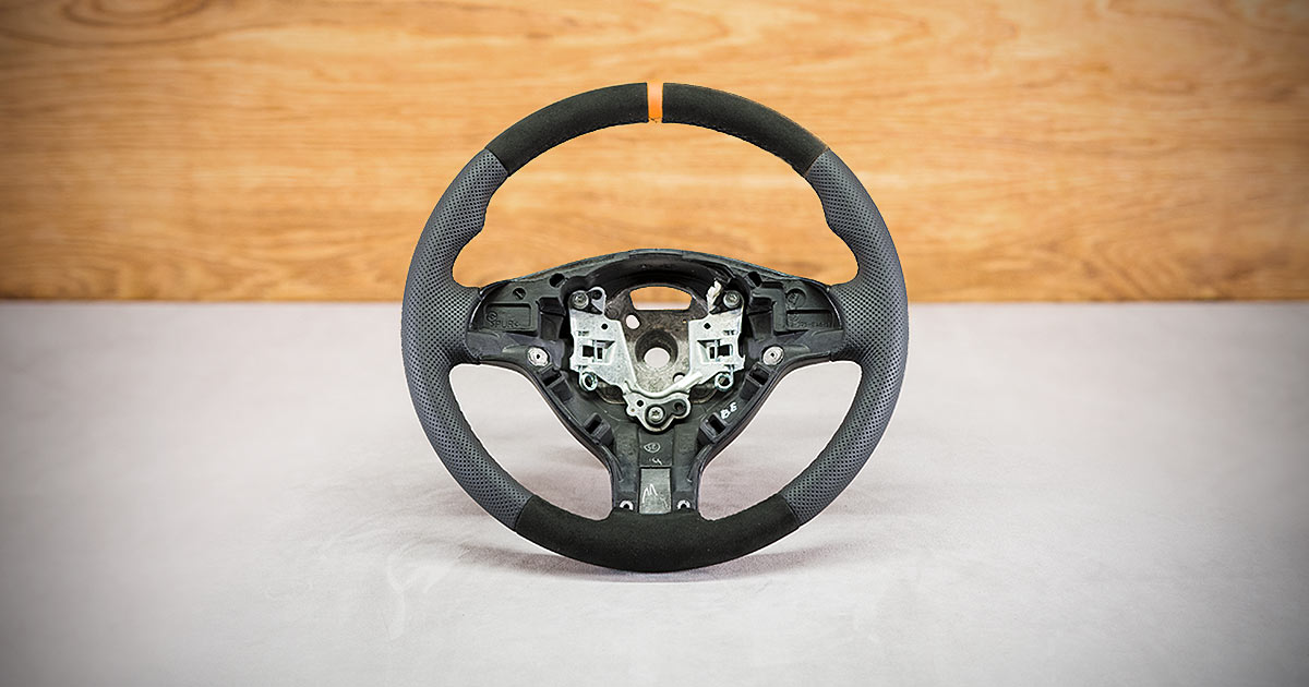 Obszycie kierownicy BMW E46