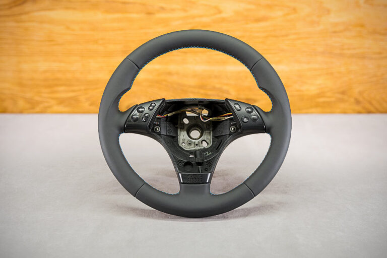 Modyfikacja i obszycie kierownicy BMW E46