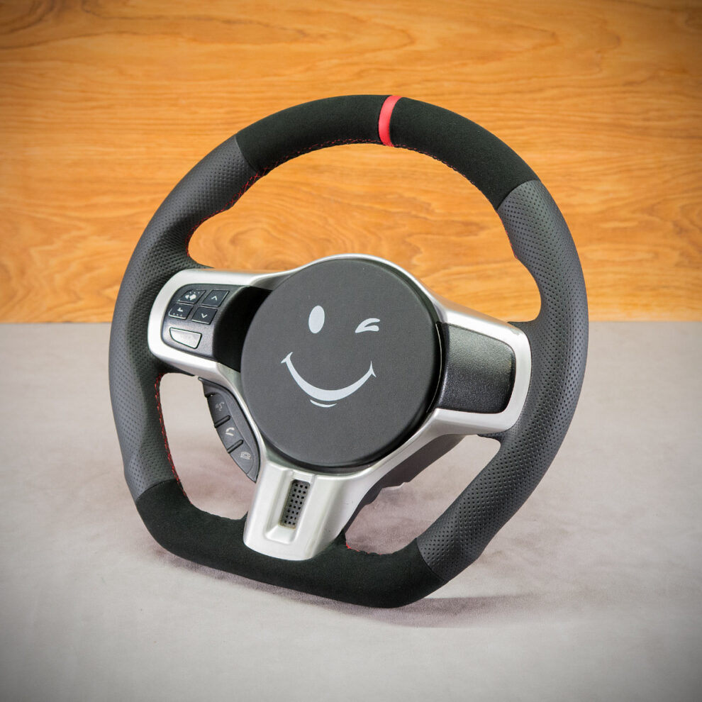 Modyfikacja i obszycie kierownicy Mitsubishi Lancer IX