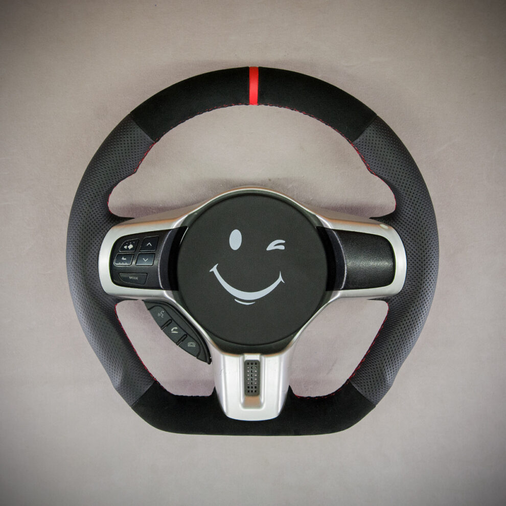 Modyfikacja i obszycie kierownicy Mitsubishi Lancer IX