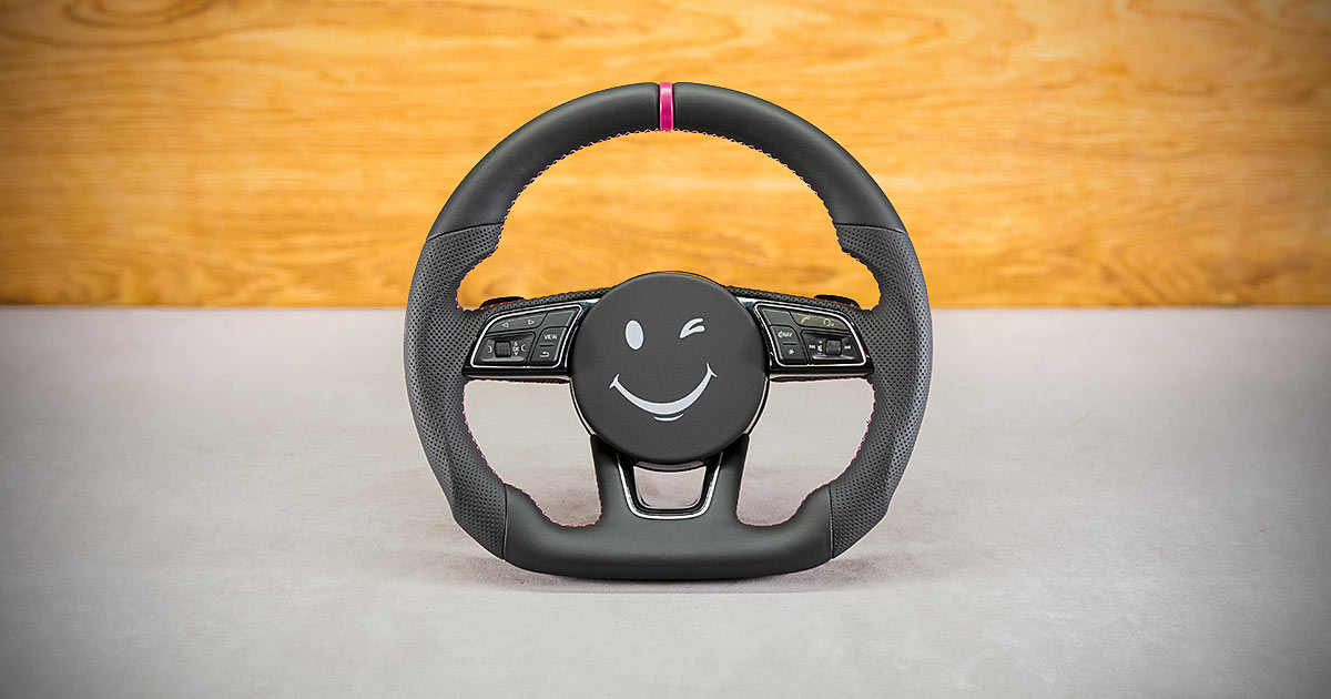 Modyfikacja i obszycie kierownicy Audi A3 8V