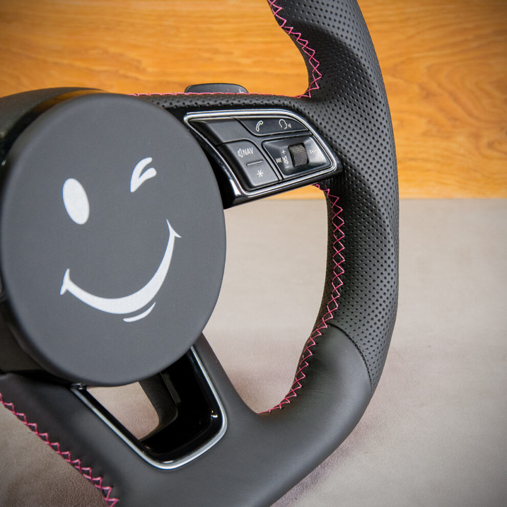 Modyfikacja i obszycie kierownicy Audi A3 8V