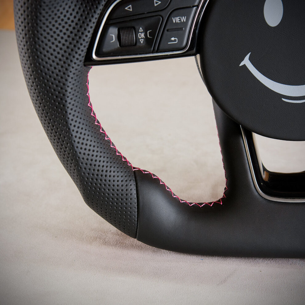 Modyfikacja i obszycie kierownicy Audi A3 8V