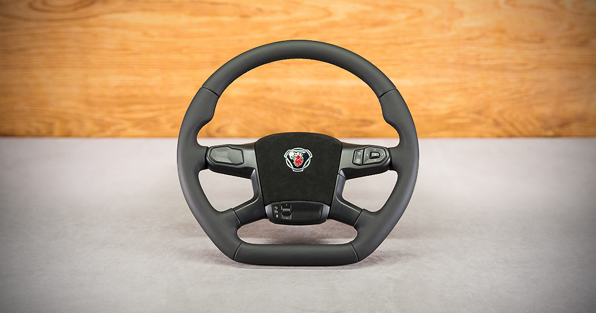 Modyfikacja i obszycie kierownicy Scania G Modyfikacja i obszycie kierownicy Scania G