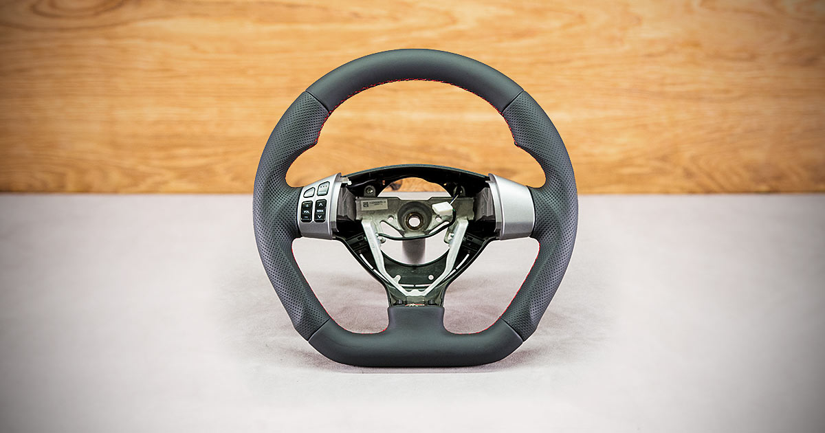 Modyfikacja i obszycie kierownicy Suzuki Swift