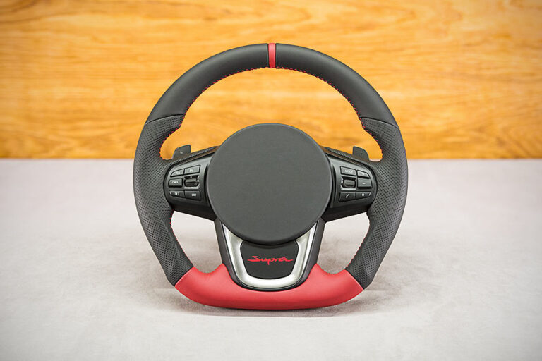 Modyfikacja i obszycie kierownicy Toyota Supra